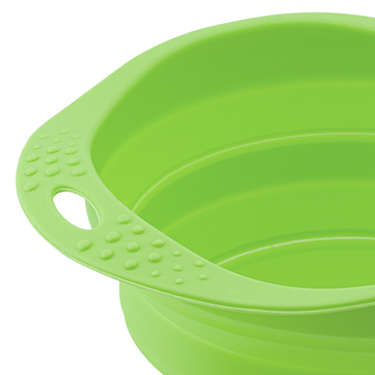 Beco Pets Collapsible Travel Dog Bowl - Pink Medium